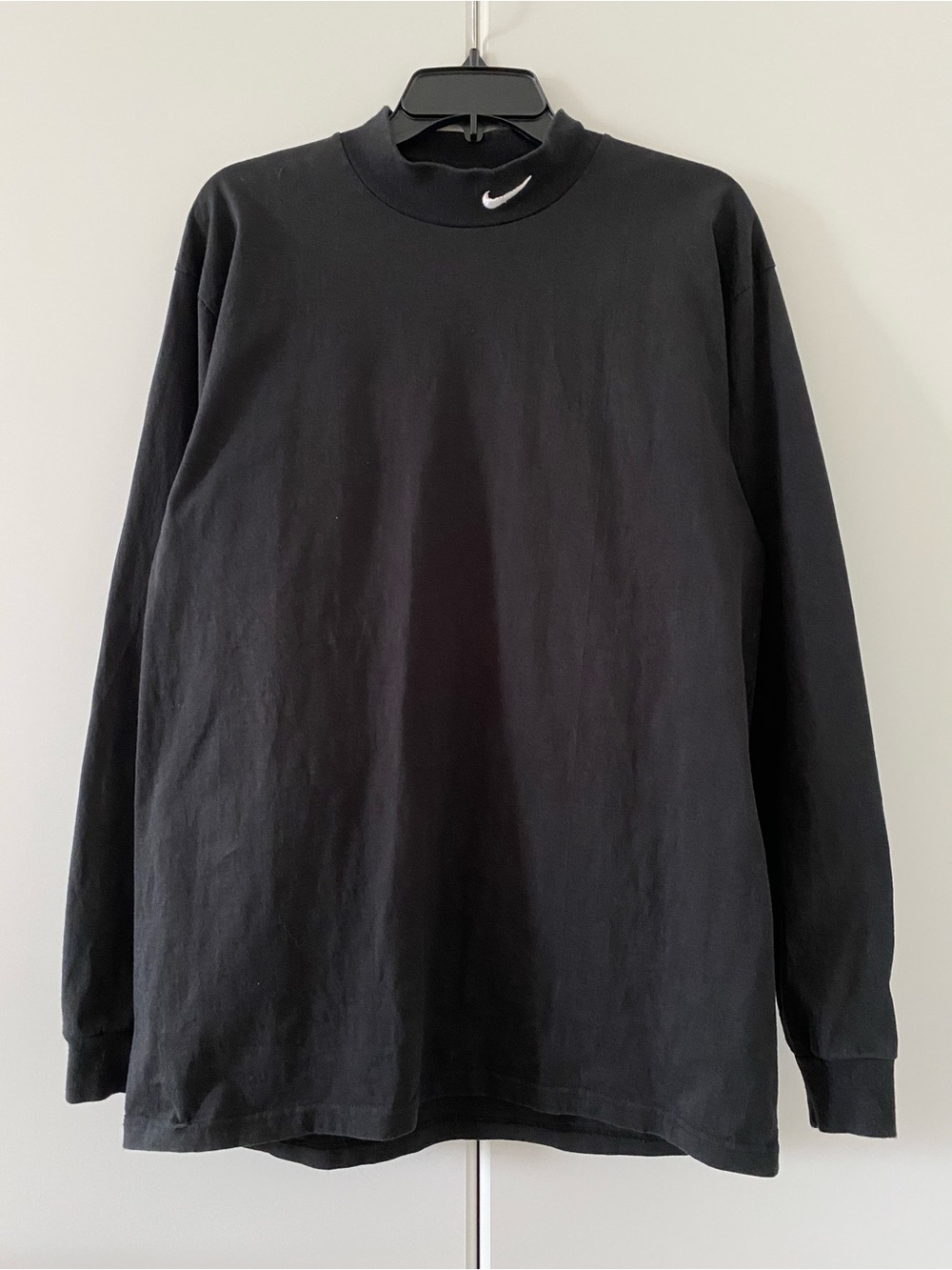 Vintage 90s Nike Mock Neck Long Sleeve Shirt